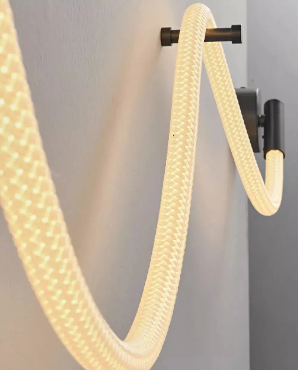 Kolia Dimmable LED Indoor/Outdoor Waterproof Wall Lamp Flexible Fabric Rope