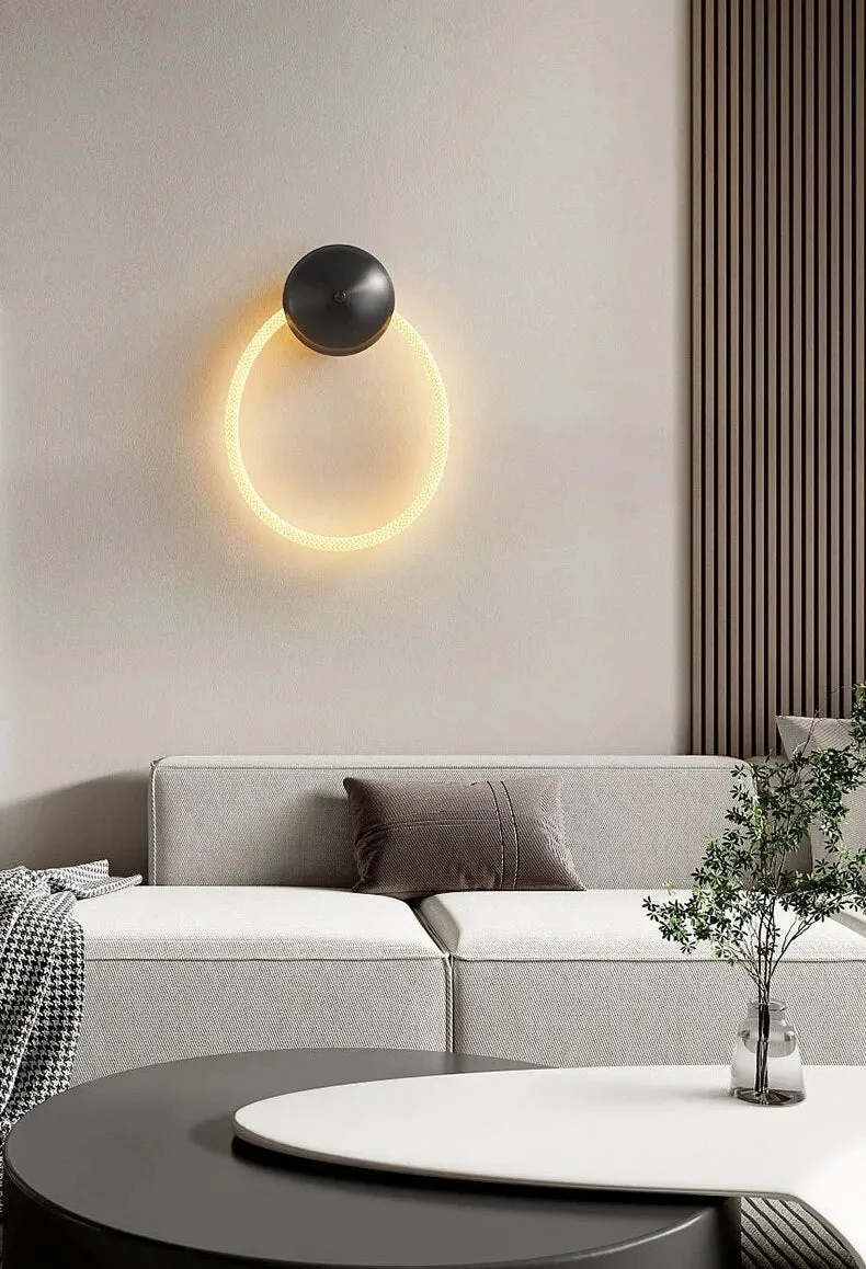 Kolia Dimmable LED Indoor/Outdoor Waterproof Wall Lamp Flexible Fabric Rope