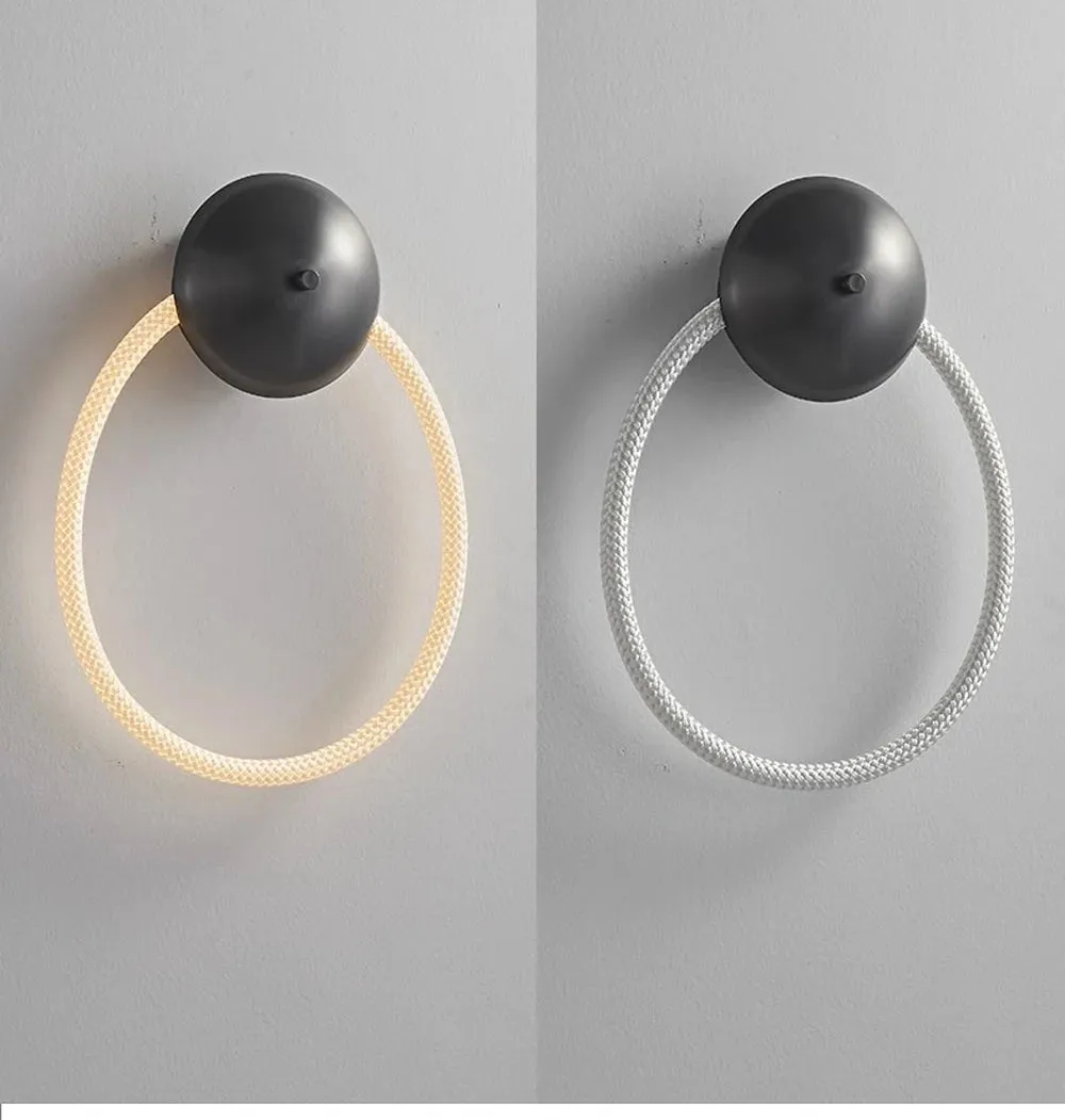Kolia Dimmable LED Indoor/Outdoor Waterproof Wall Lamp Flexible Fabric Rope