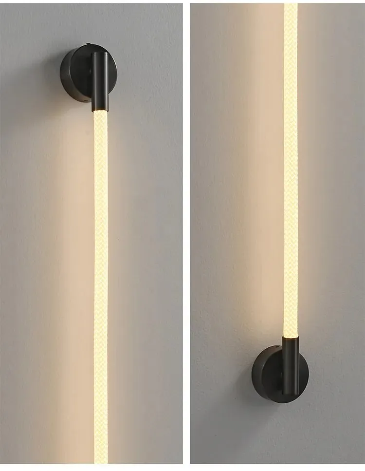 Kolia Dimmable LED Indoor/Outdoor Waterproof Wall Lamp Flexible Fabric Rope