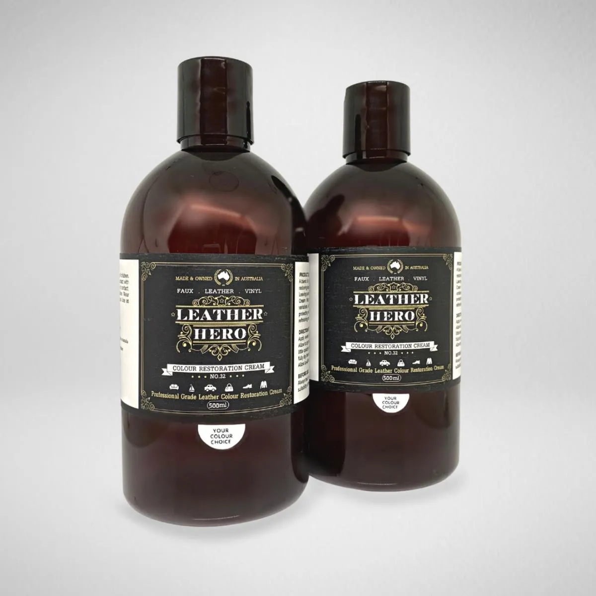 Leather Colour Cream - Red Brick