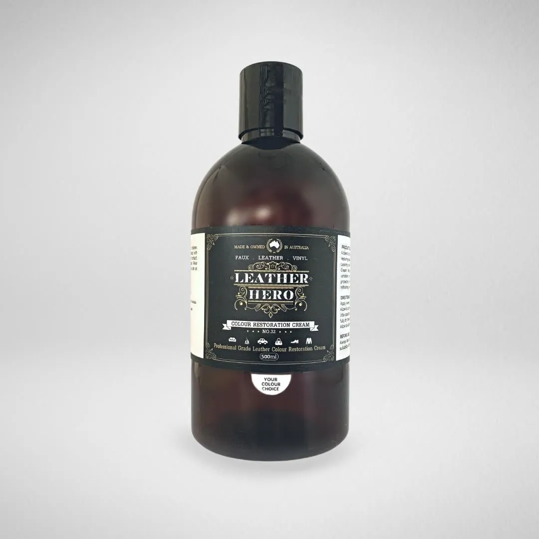 Leather Colour Cream - Red Brick