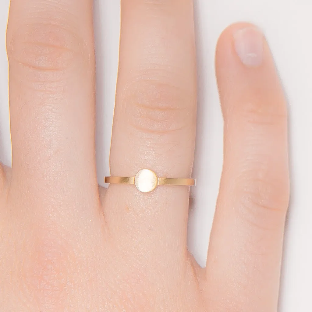 <!--RG596-->full moon ring