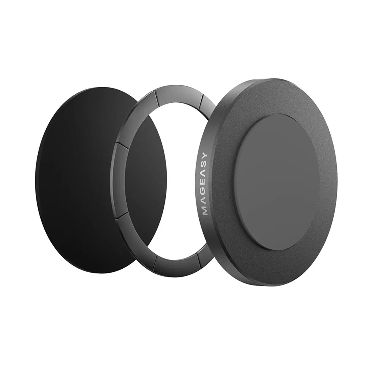 MagEasy Magnetic Wall Mount for iPhone (Space Gray)