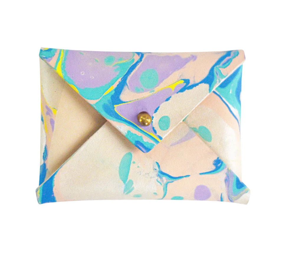 Marble Your Own Mini Wallet Kit Pastels Colourway