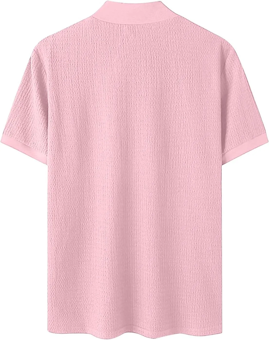 Men Mock Turtleneck Tshirt Ribbed High Collar Short Sleeve Pullover Tops Spring Summer Basic Fitted Muscle Undershirt