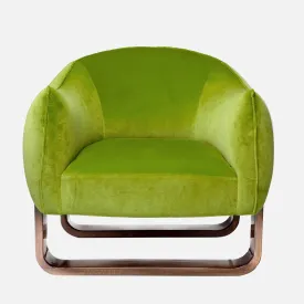 Milo Green Velvet Chair
