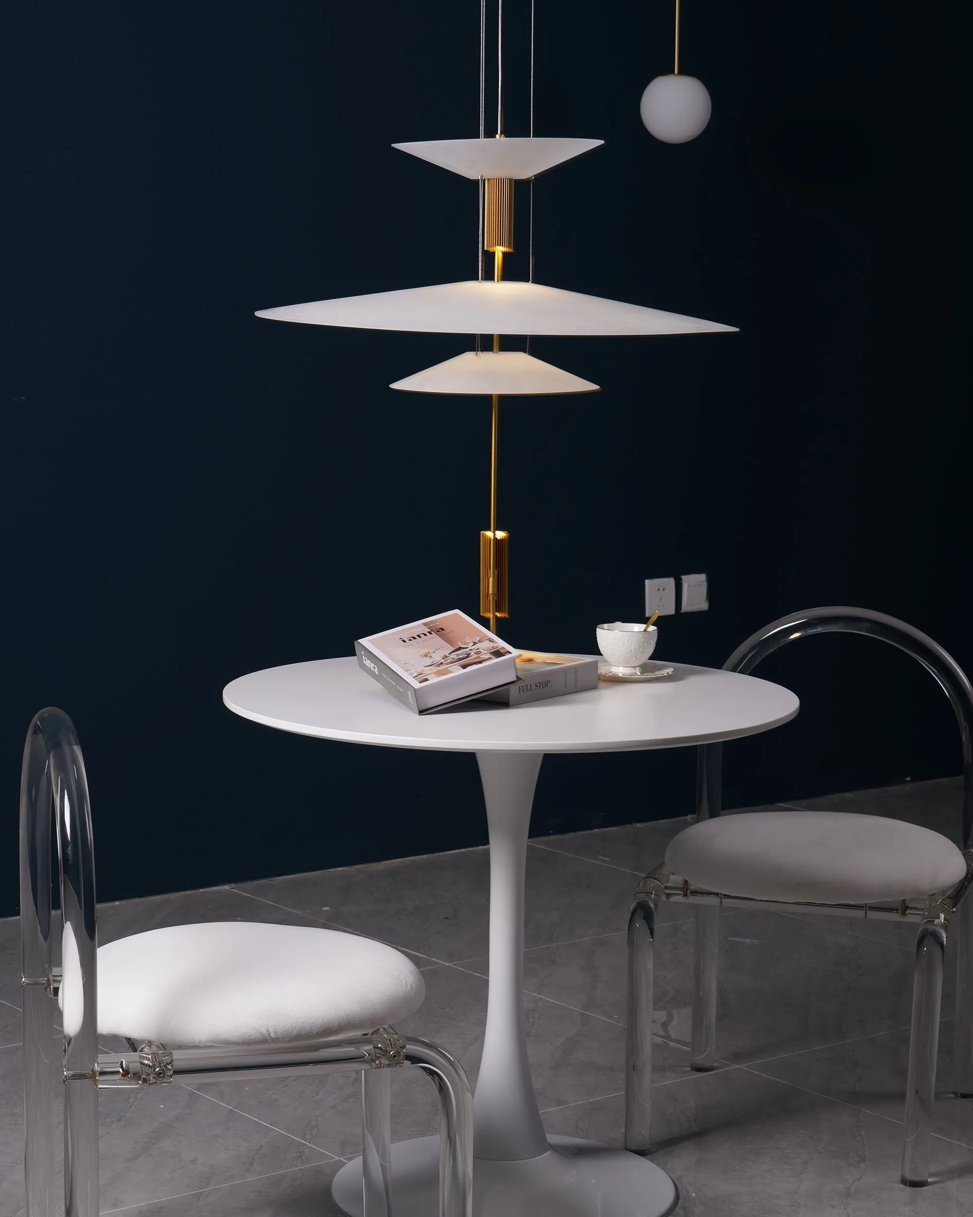 Modern Chandelier Flying Saucer Lamp UFO Hanging Light