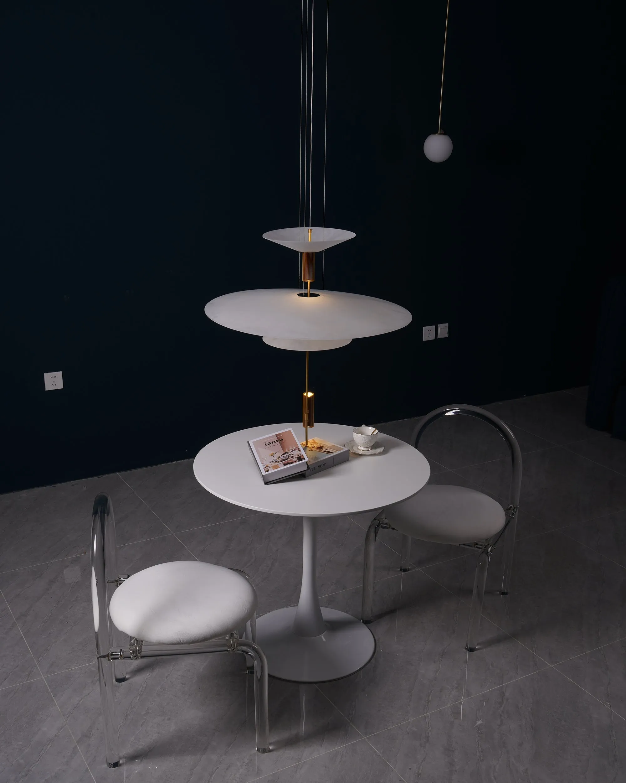 Modern Chandelier Flying Saucer Lamp UFO Hanging Light