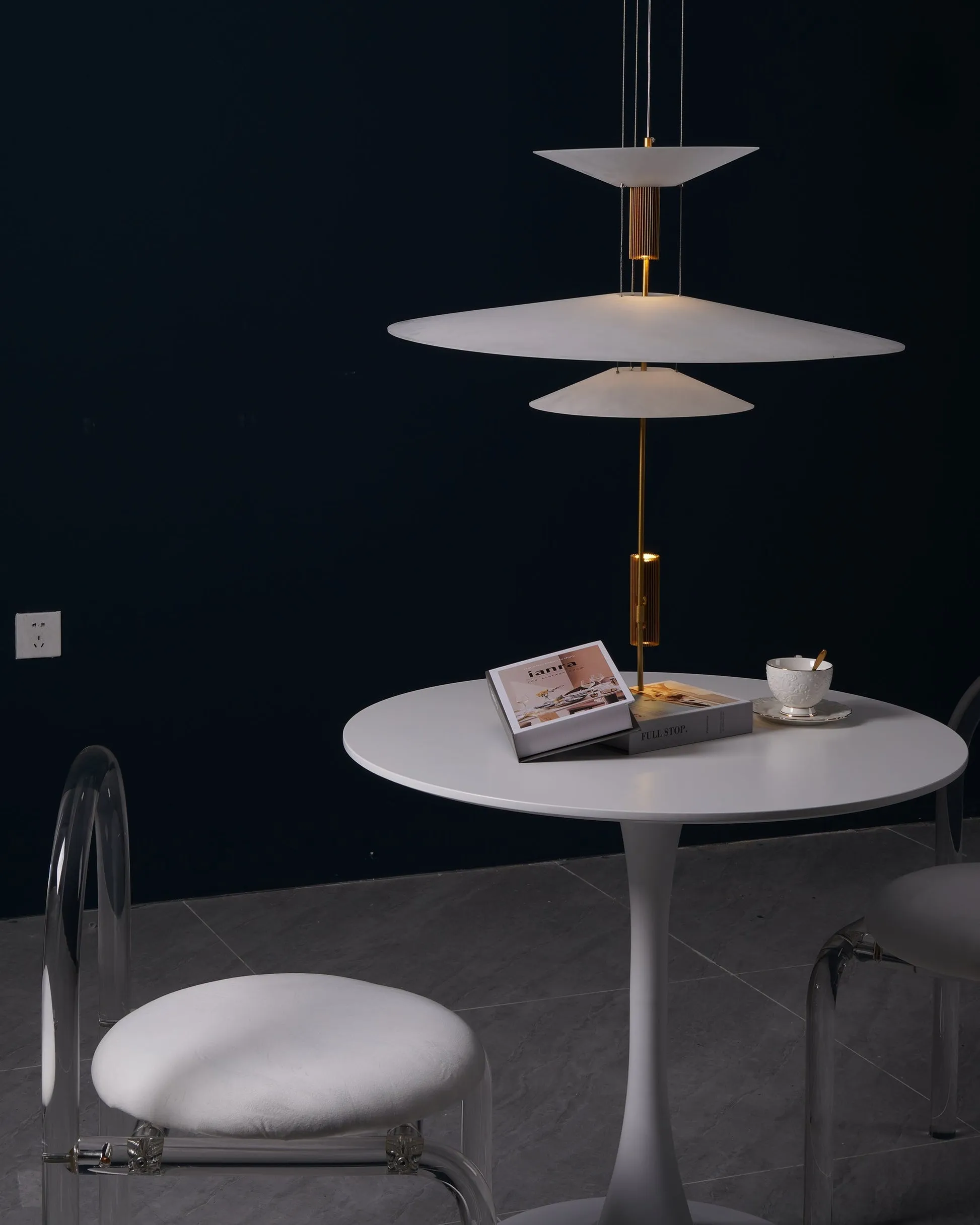 Modern Chandelier Flying Saucer Lamp UFO Hanging Light