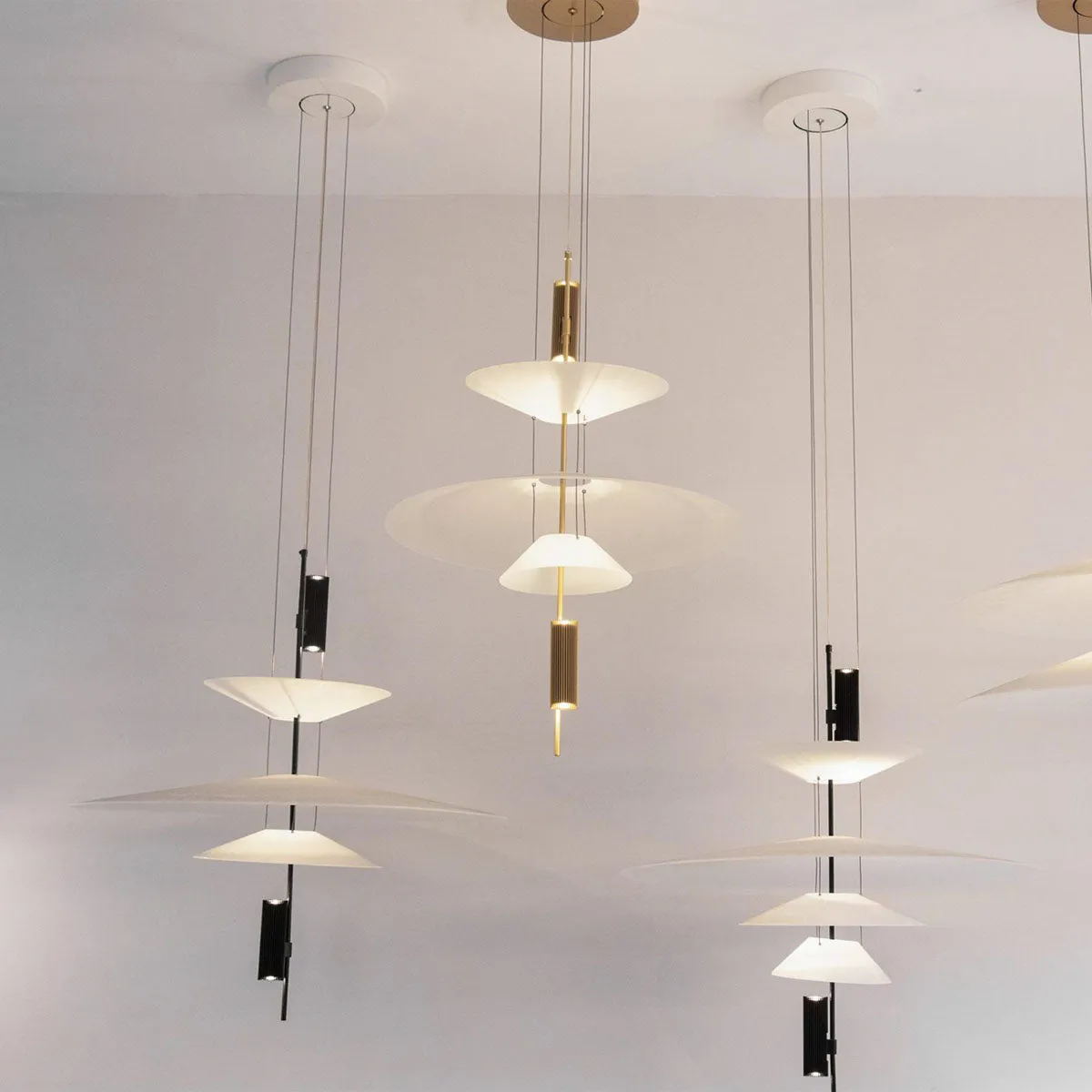 Modern Chandelier Flying Saucer Lamp UFO Hanging Light