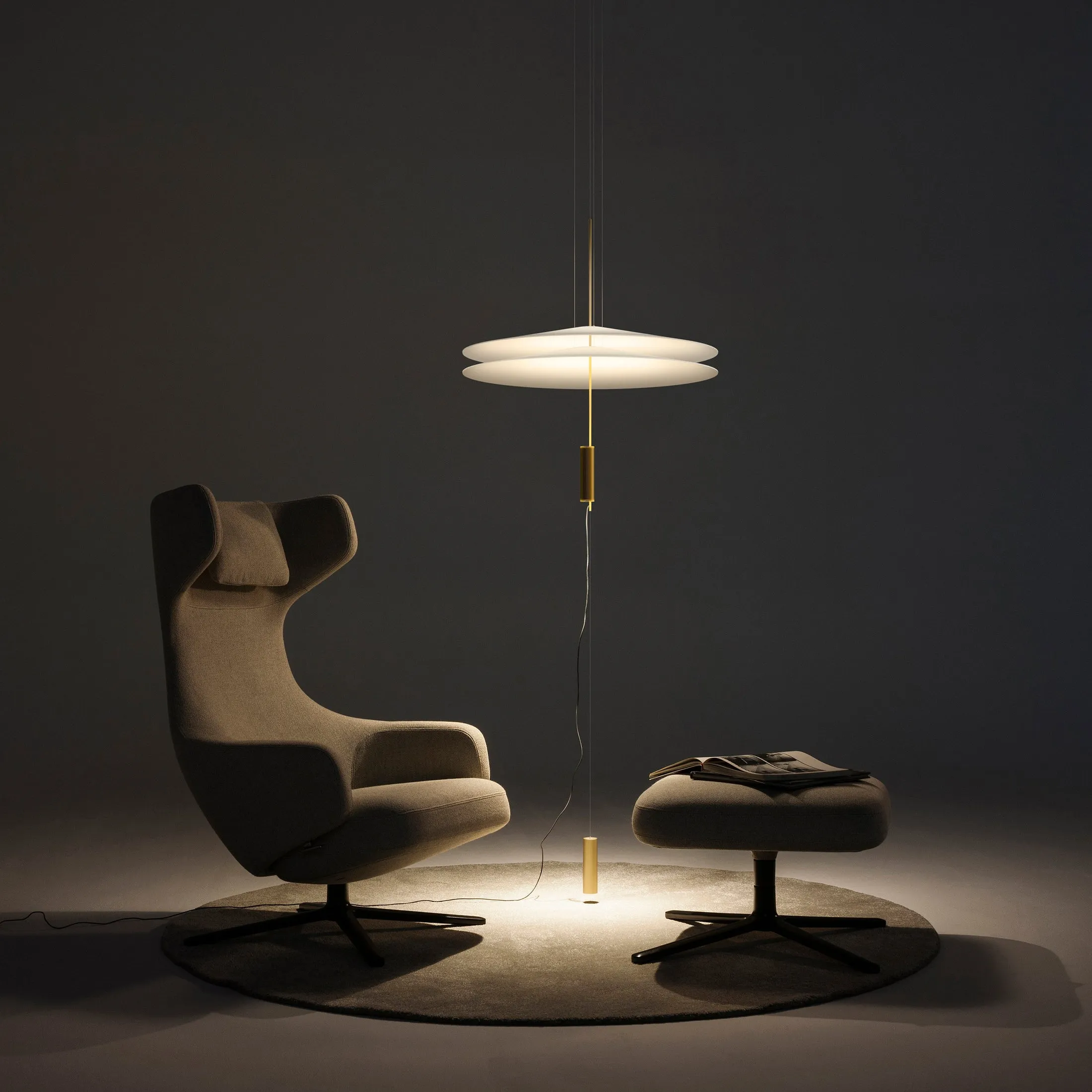 Modern Chandelier Flying Saucer Lamp UFO Hanging Light