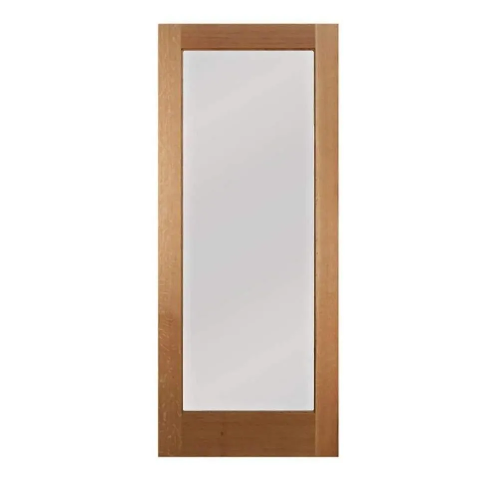 Modern Single Panel Sliding Glass Barn Door