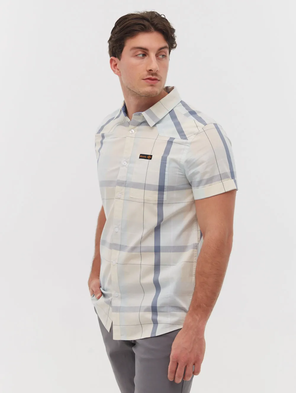 Naleb Short Sleeve Check Shirt