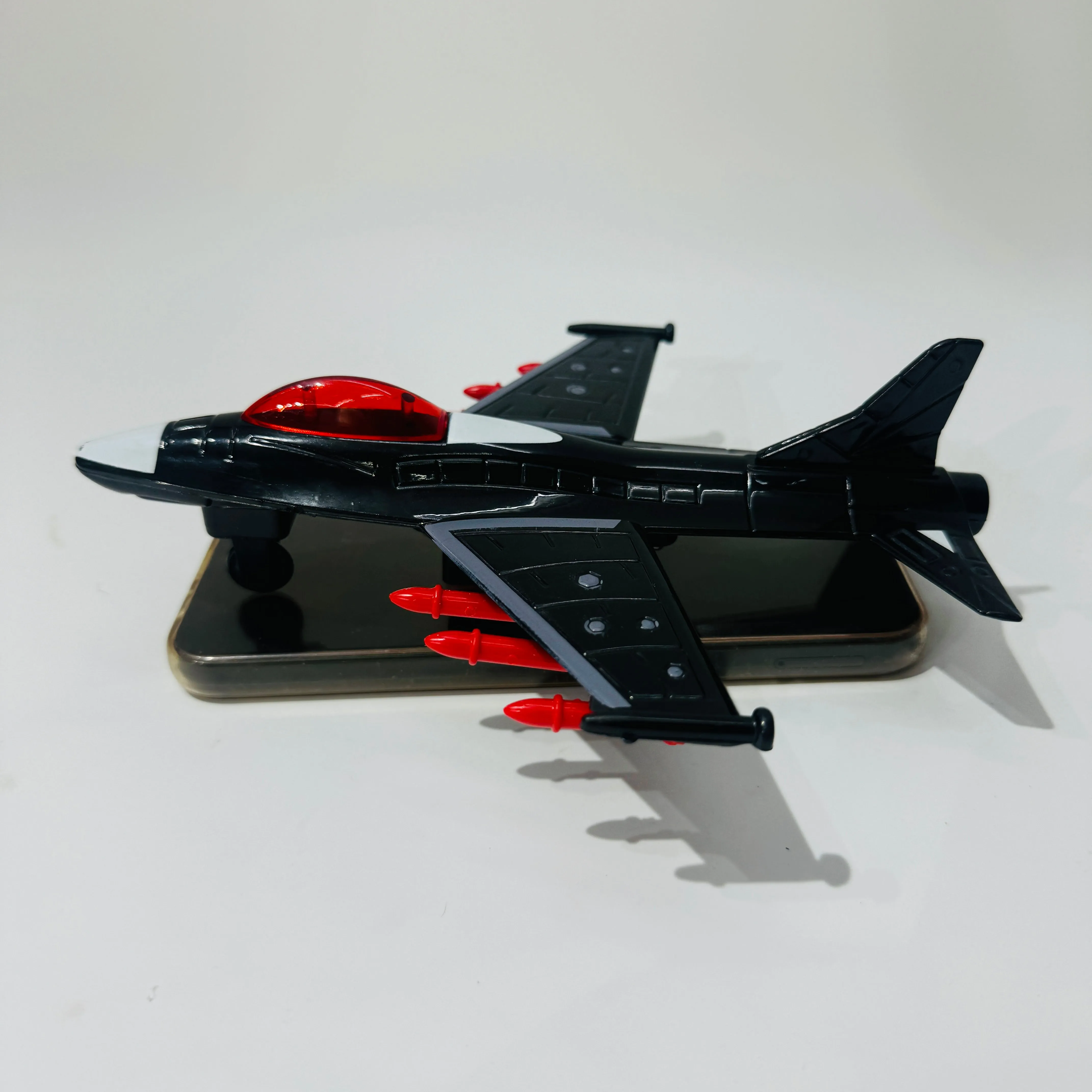 NEEL Toys Pull Back Aeroplane F-16 Fighter Jet Big Action Replica No Battery No Remote