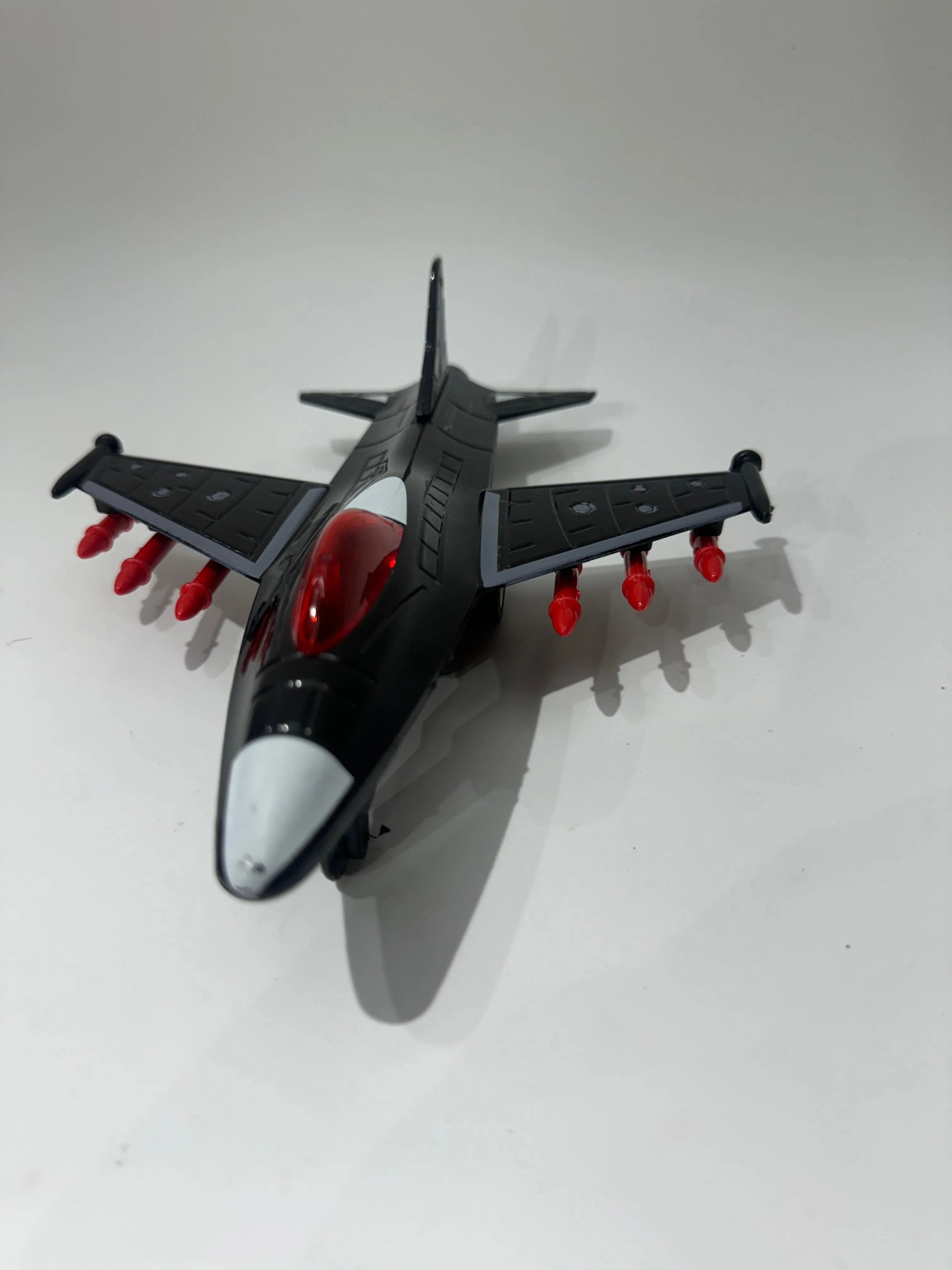 NEEL Toys Pull Back Aeroplane F-16 Fighter Jet Big Action Replica No Battery No Remote
