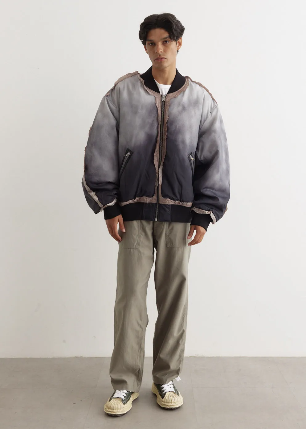 Ocari Printed Nylon Bomber