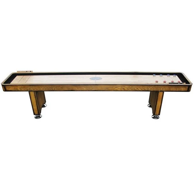 Playcraft Georgetown 12' Shuffleboard Table in Honey Oak