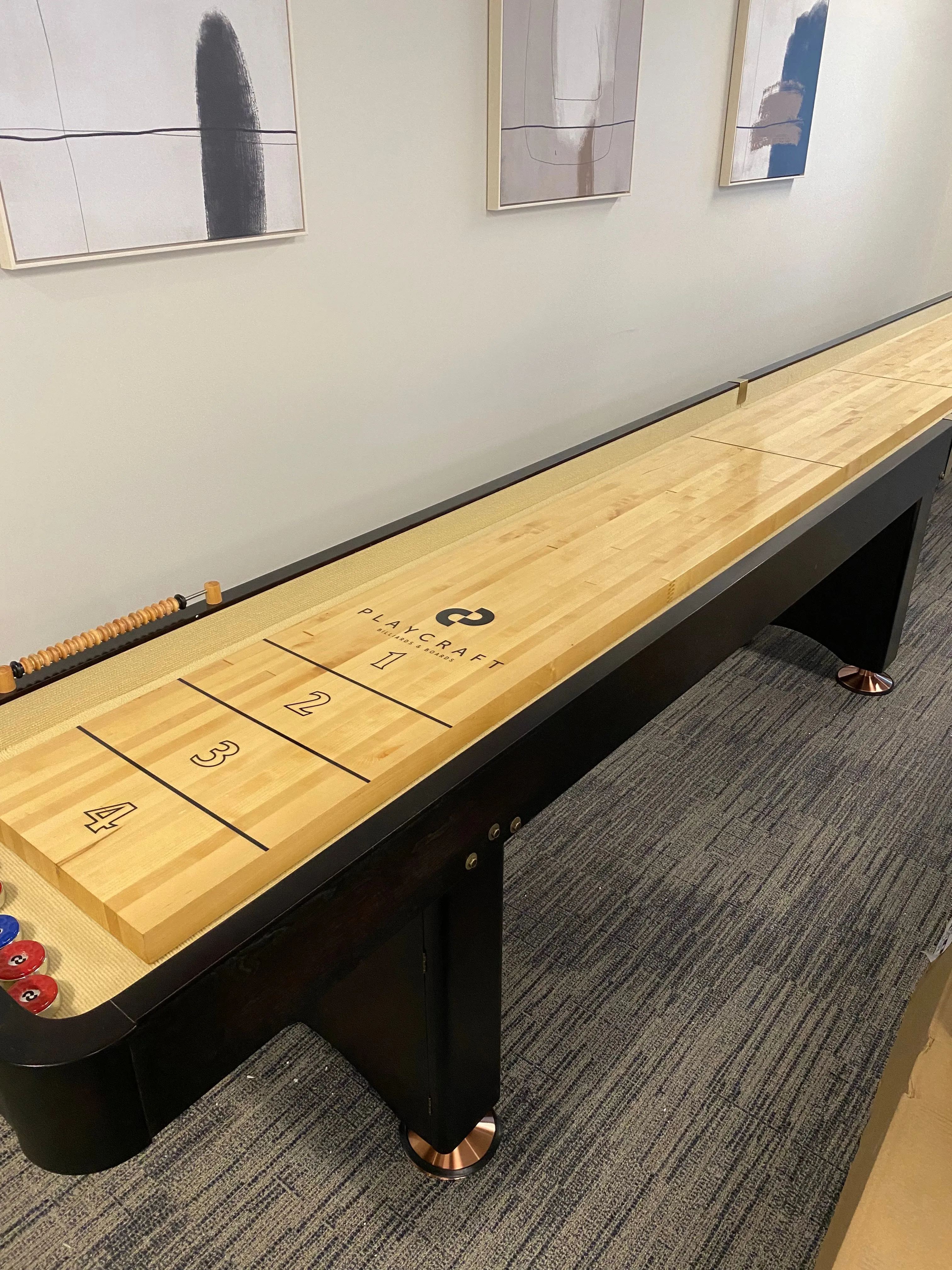 Playcraft Georgetown 14' Shuffleboard Table in Espresso