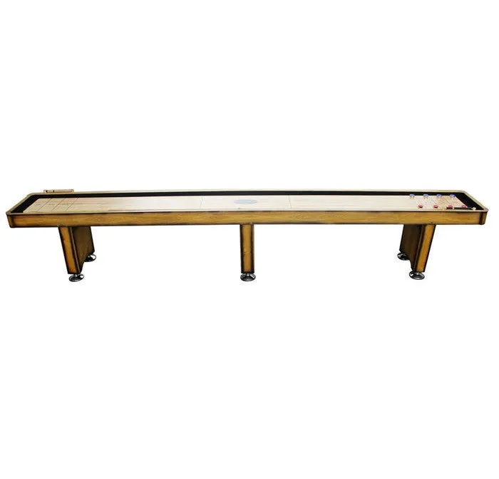 Playcraft Georgetown 16' Shuffleboard Table in Honey Oak