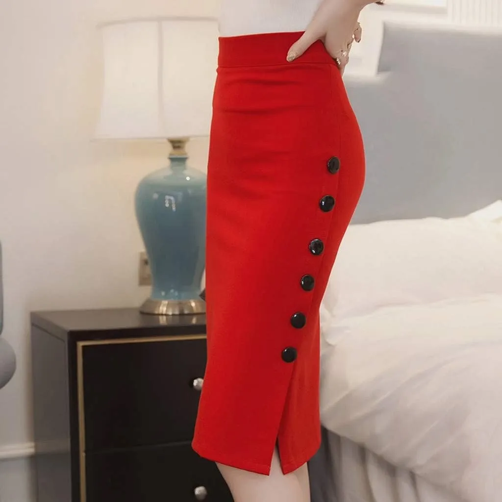 plus Size Skirts for Women 2x Solid Long High Leather A Color Womens Faux Skirt Line Skirts Waist Skirt