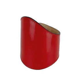 Red Leather Slap Magnificent Bracelet