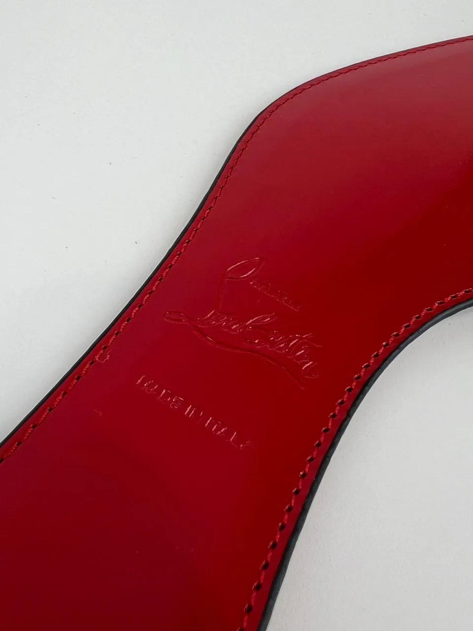 Red Leather Slap Magnificent Bracelet
