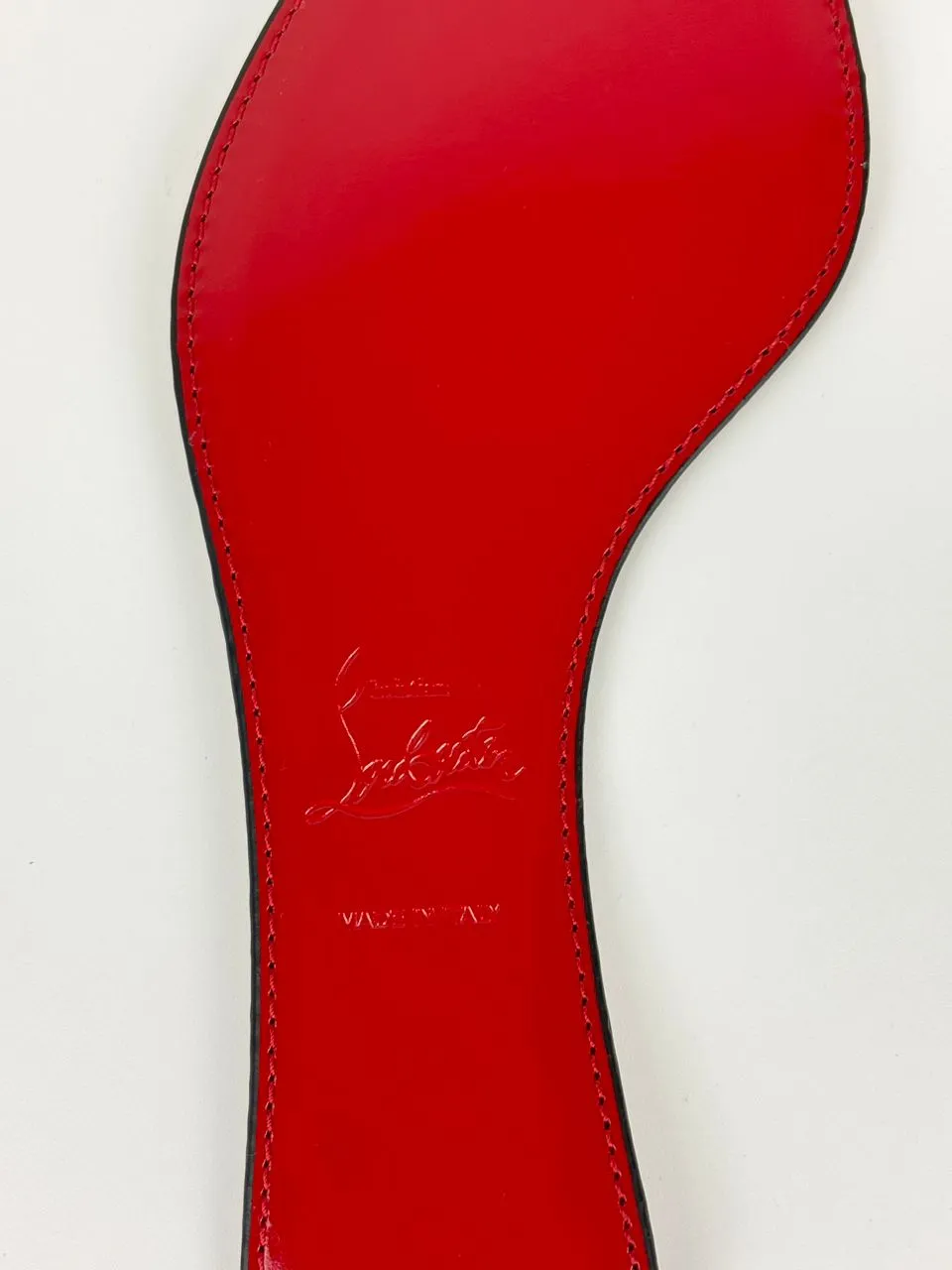 Red Leather Slap Magnificent Bracelet