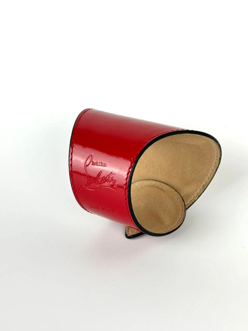 Red Leather Slap Magnificent Bracelet
