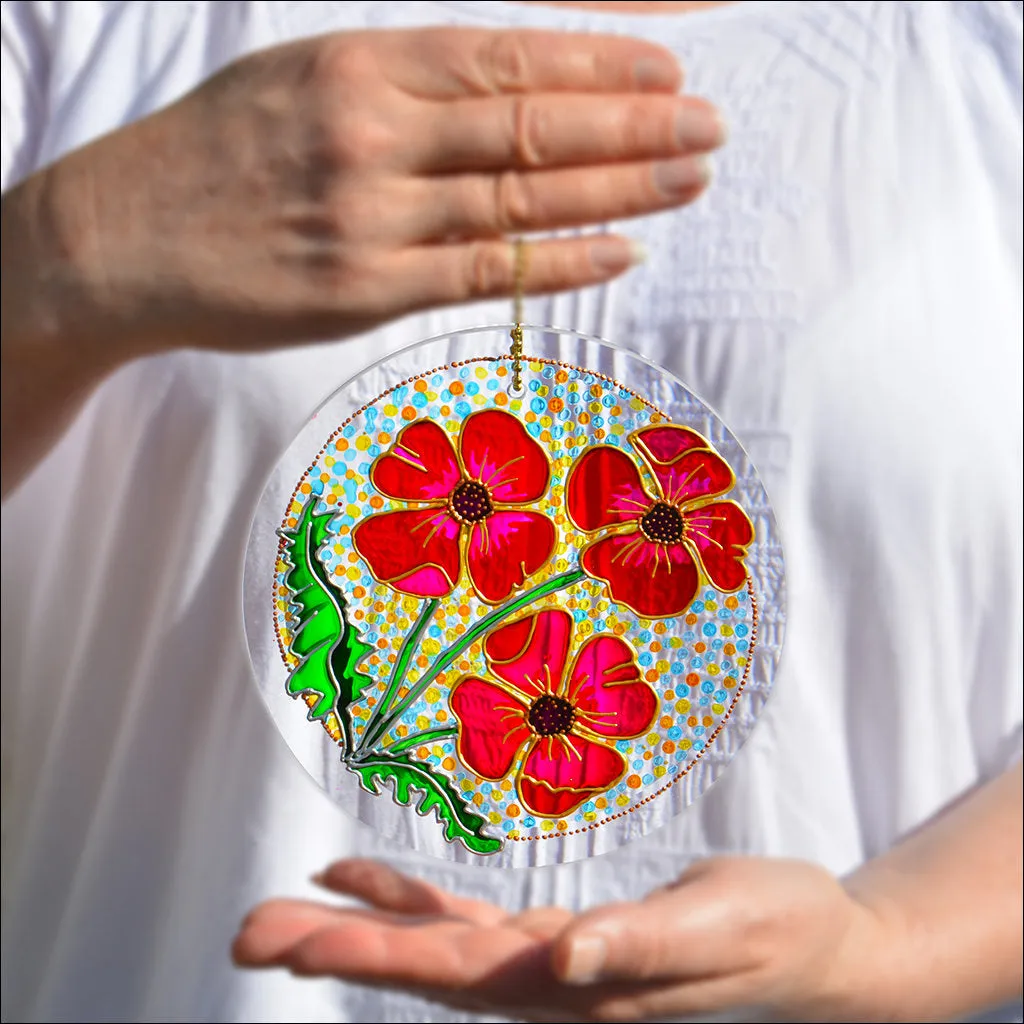 Red Poppy Roundel