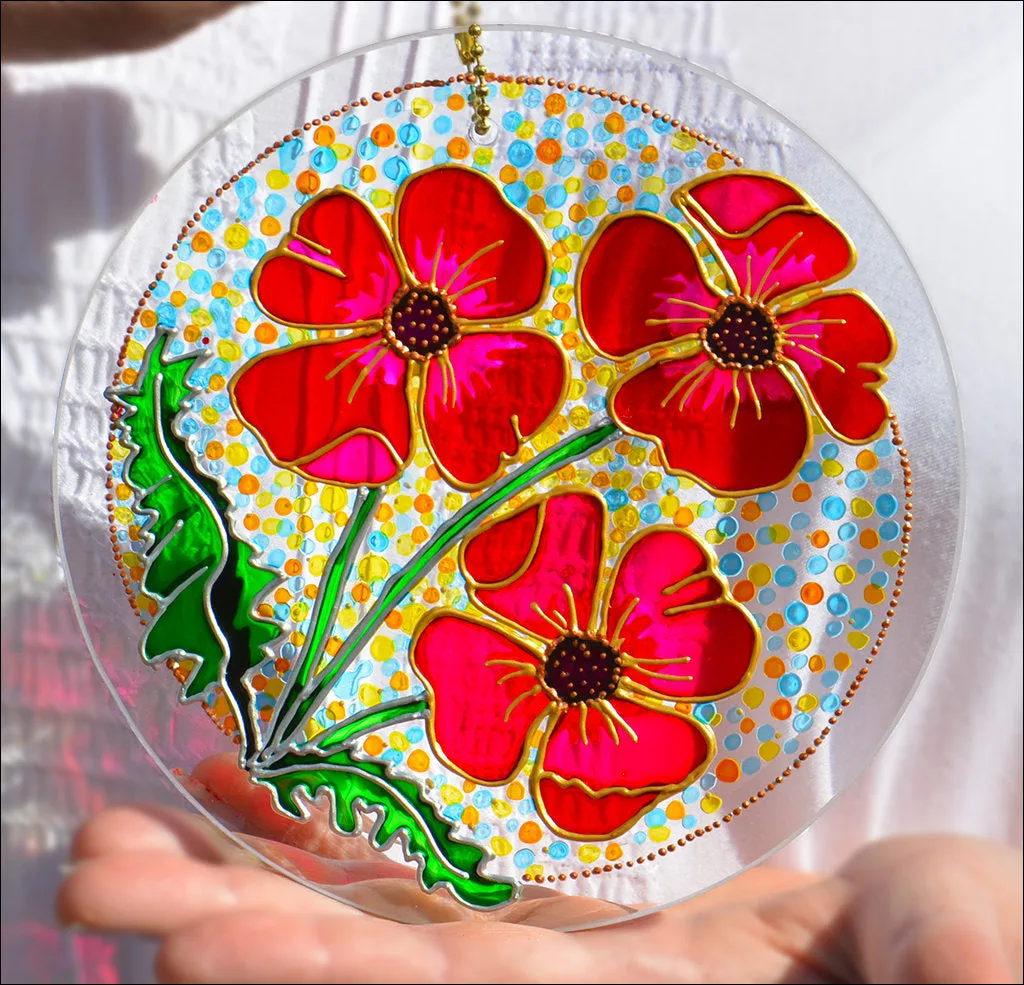Red Poppy Roundel