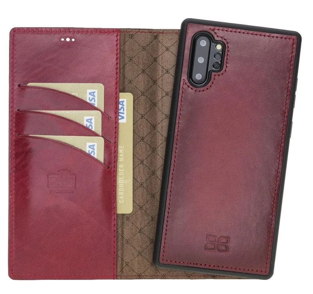 Samsung Galaxy Note 10 Series Detachble Leather Wallet Case - MW
