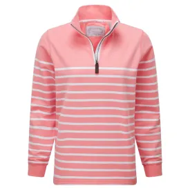 Schoffel Hope Cove 1/4 Zip Ladies Sweatshirt - Flamingo