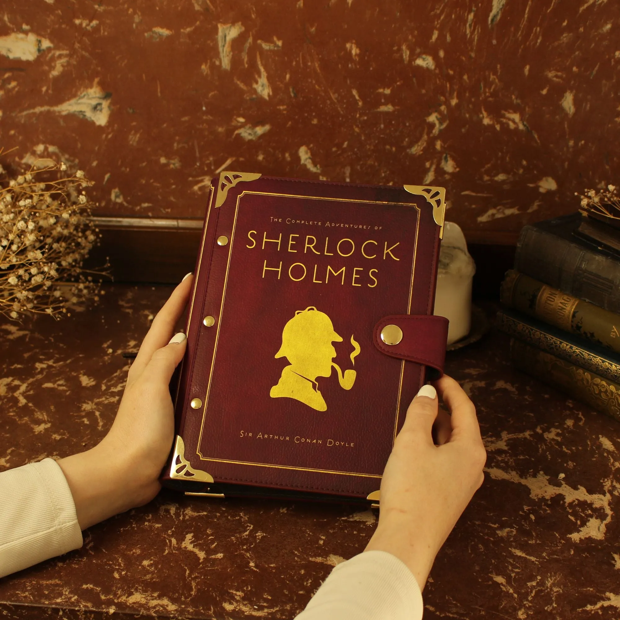 Sherlock Holmes Refillable Ring Binder Notebook