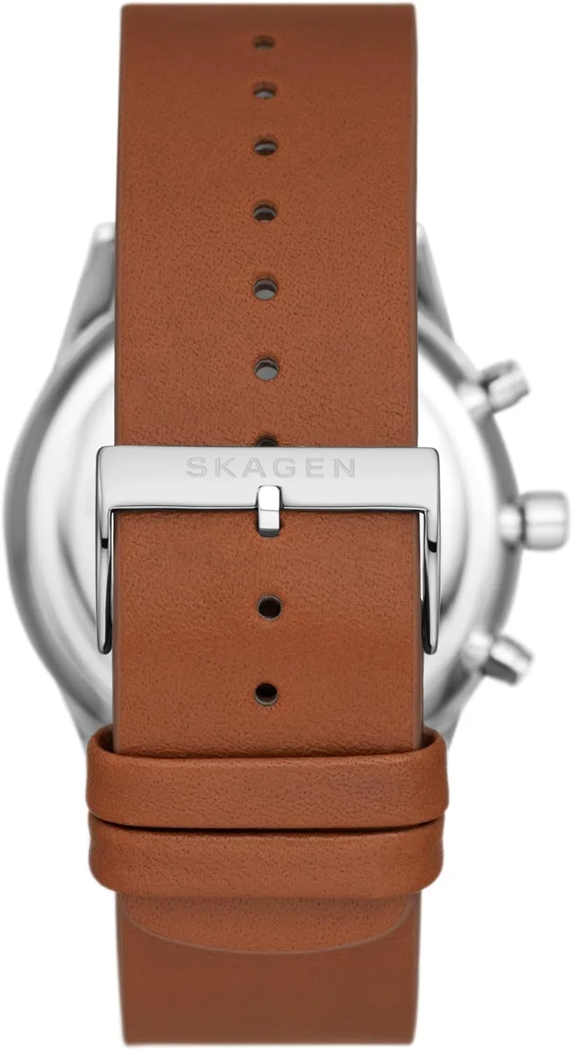 Skagen Holst Men's Watch with Stainless Steel Mesh or Leather Band