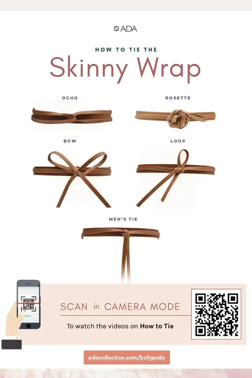 Skinny Wrap Leather Belt