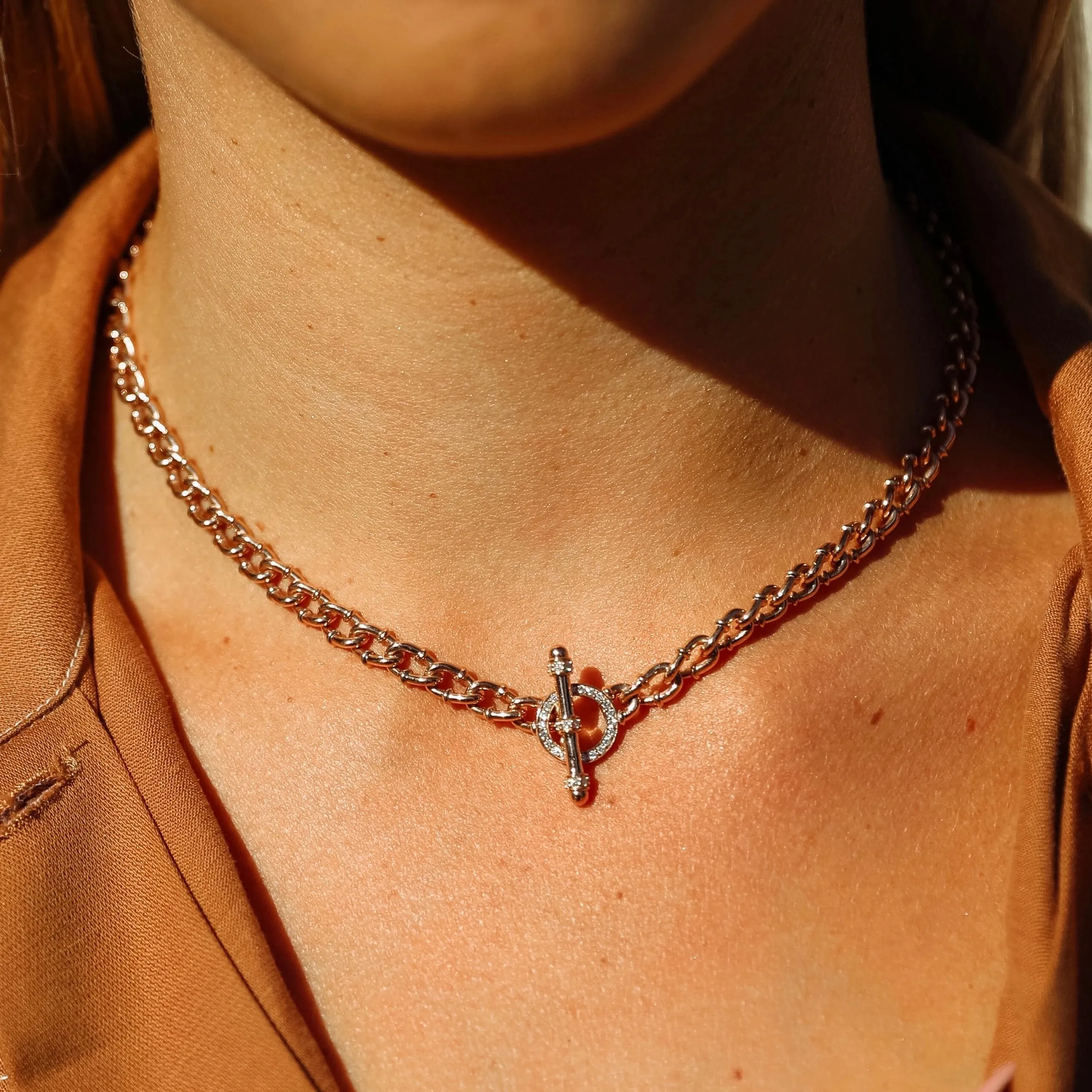 Tag Link Necklace