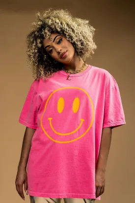 The World Needs Your Magic Oversized Tee in Pink   Orange
