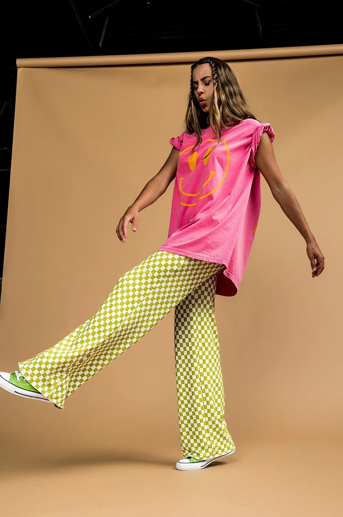The World Needs Your Magic Oversized Tee in Pink   Orange