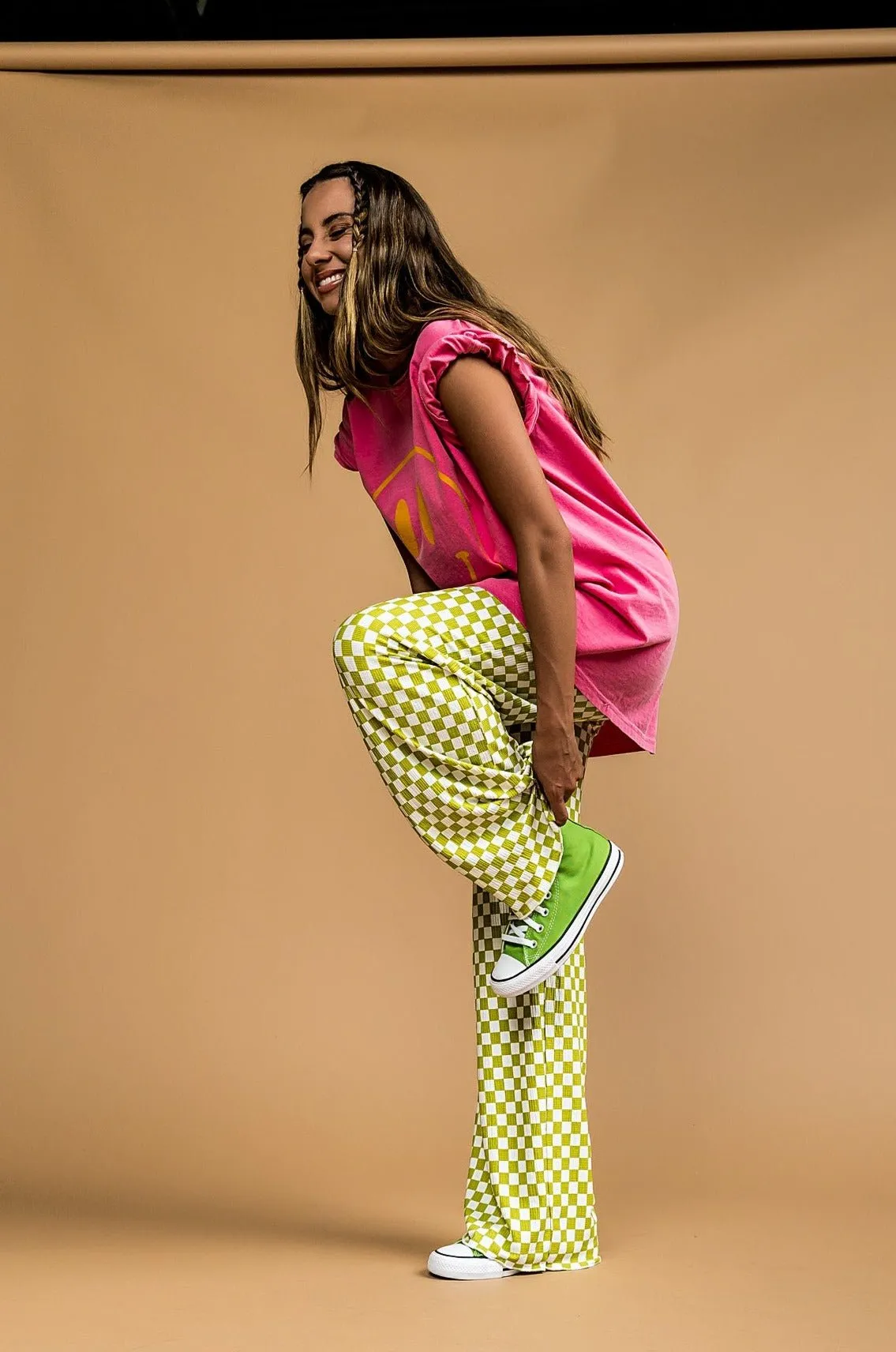 The World Needs Your Magic Oversized Tee in Pink   Orange