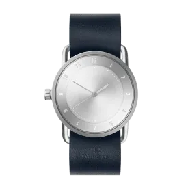 TID No.2 36mm Steel Dial / Navy Leather Strap