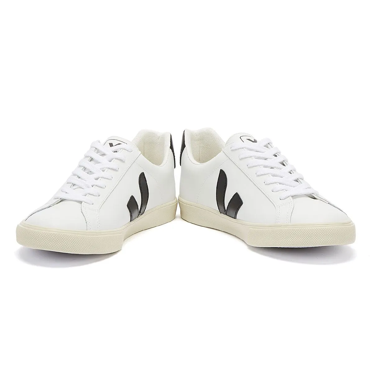 Veja Esplar Leather Mens White / Black Trainers