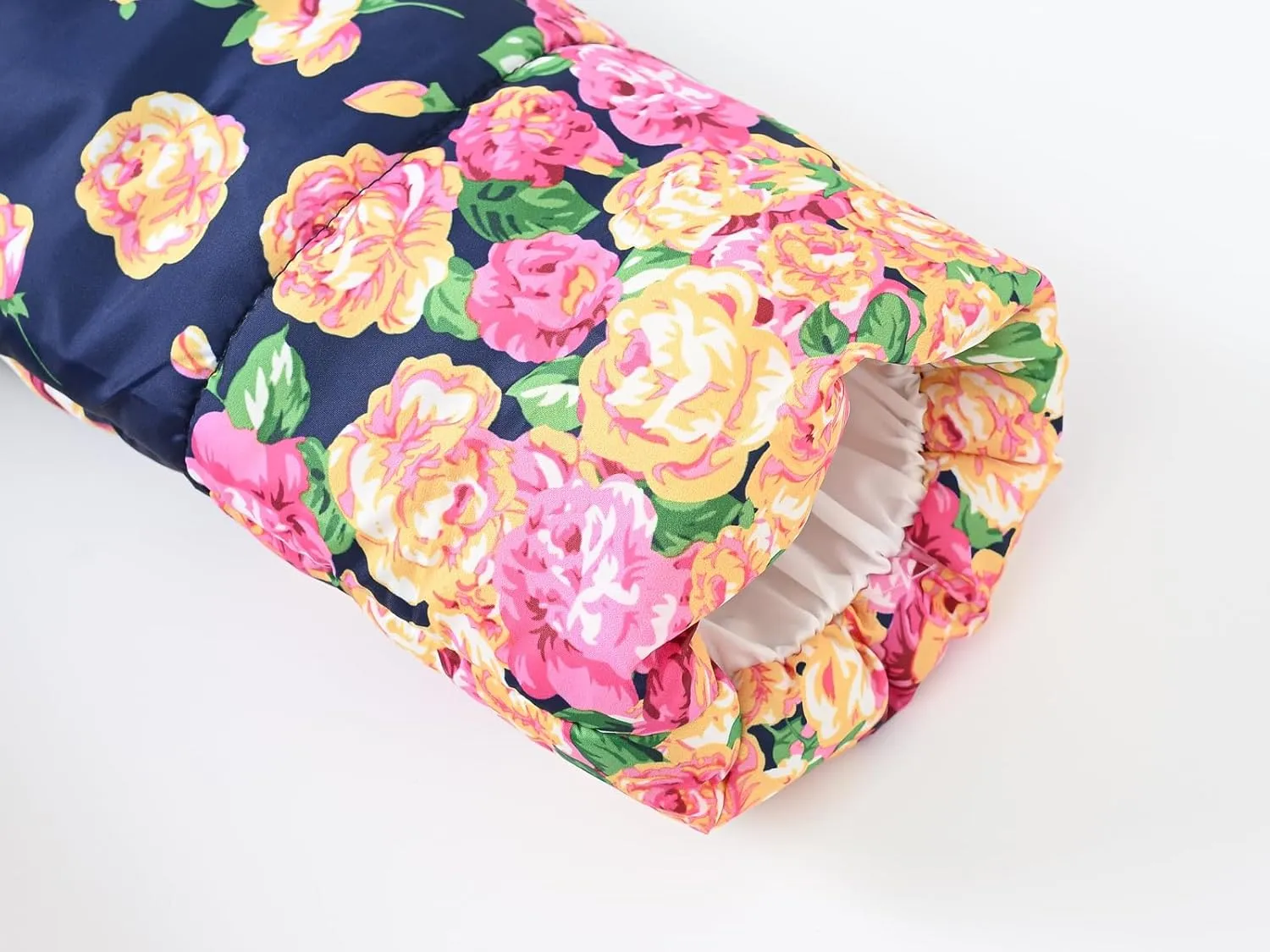Winter Coats For Girls Hooded Waterproof Floral Printed Kids Toddler Warm Snow Jacket